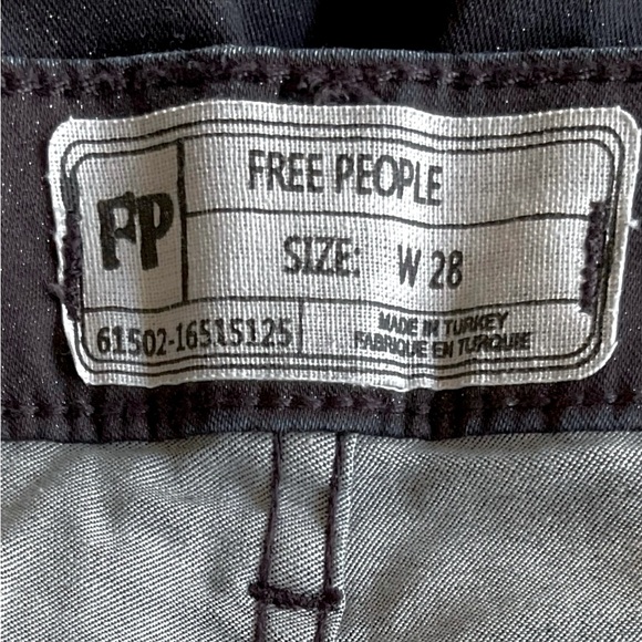 Free People Glitter Skinny Straight Leg Sparkle Jeans, 28 (inseam)/30 (waist) - Picture 10 of 10